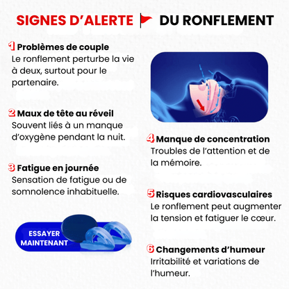 RinovaX™ – Embout buccal anti-ronflement médical, discret et confortable